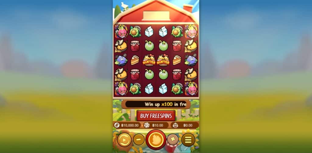 รูปแบบการชนะในเกม Veggies Bonanza