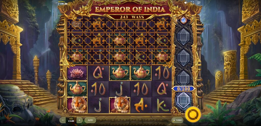 รูปแบบการชนะในเกม EMPEROR OF INDIA