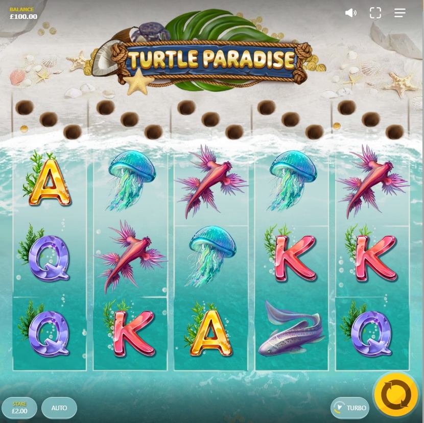 รูปแบบการชนะในเกม Turtle Paradise