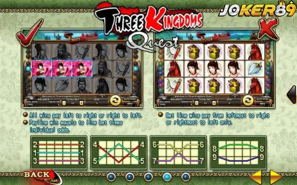 ทดลองเล่นสล็อต Three Kingdoms Quest